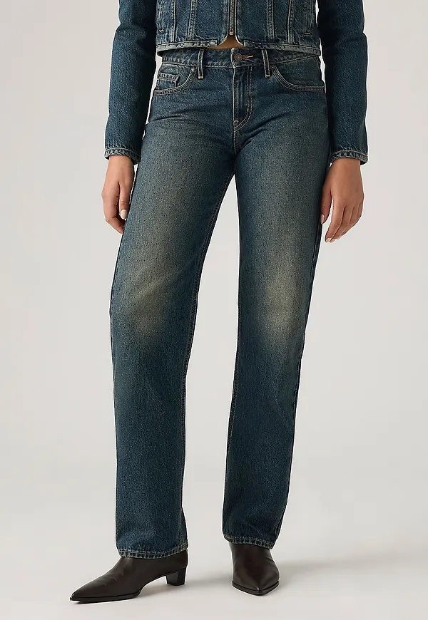 Levi's - Jeans Low Straight - Blå