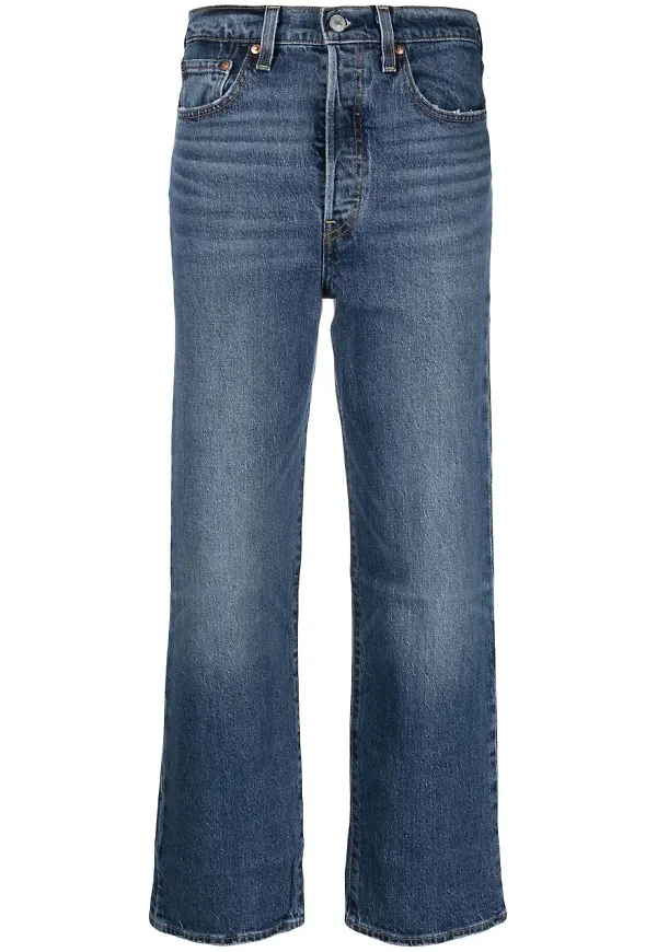 Levi's jeans med raka ben - Blå