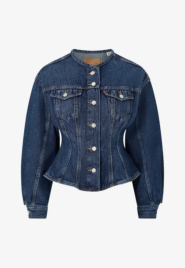 Levi's - Jeansjacka Sculpted Trucker - Blå