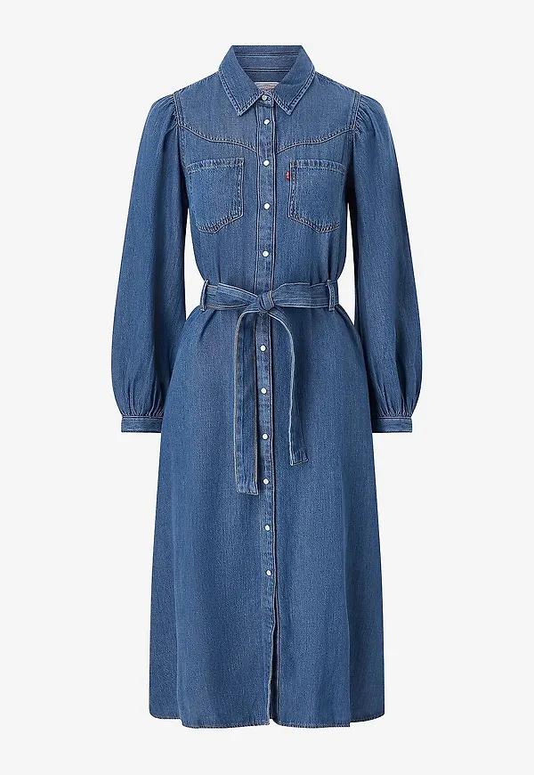 Levi's - Jeansklänning Journey LS - Blå