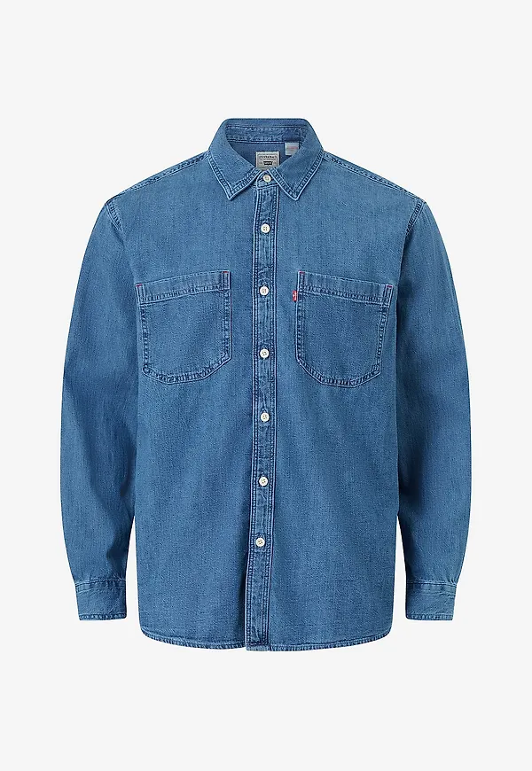 Levi's - Jeansskjorta Mariposa Worker - Blå