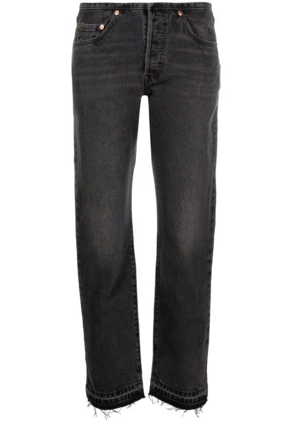 Levi's mini waist straight trousers - Grå
