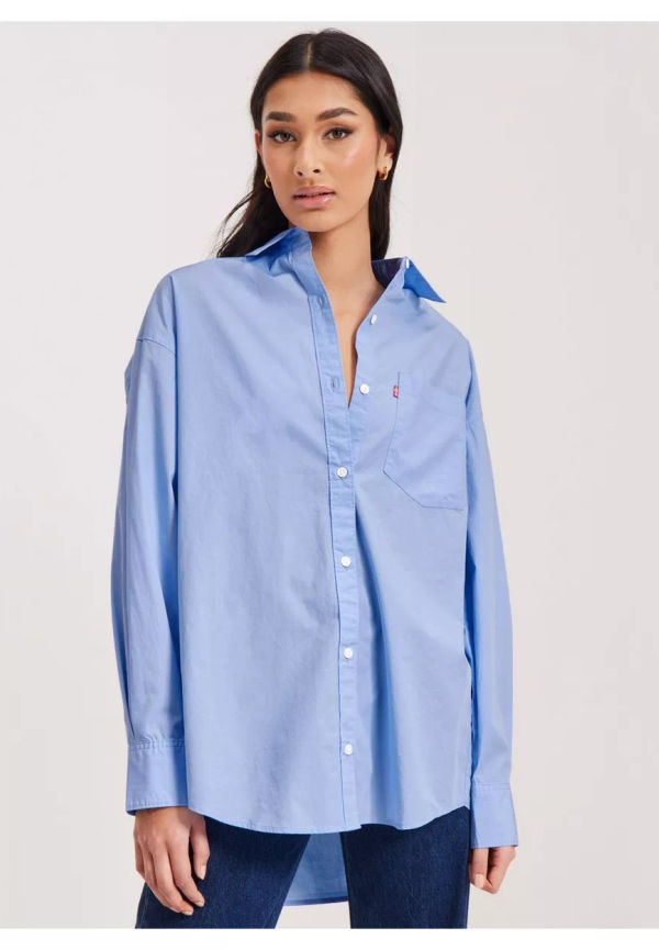 Levi's Nola Oversized Shirt Oversize skjortor Blue