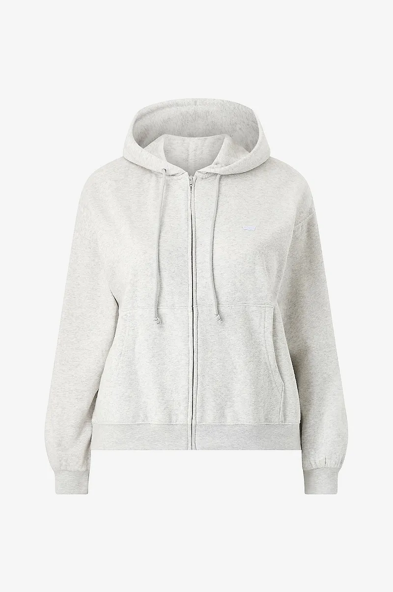 Levi's Plus - Huvtröja Pl Everyday Full Zip Hoodie - Grå
