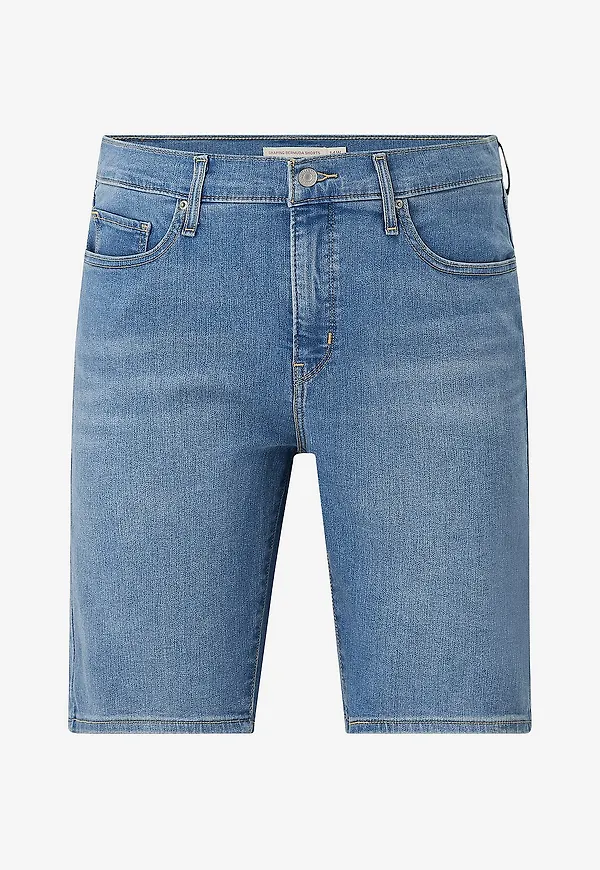 Levi's Plus - Jeansshorts PL Shaping Bermuda Clever Girl - Blå