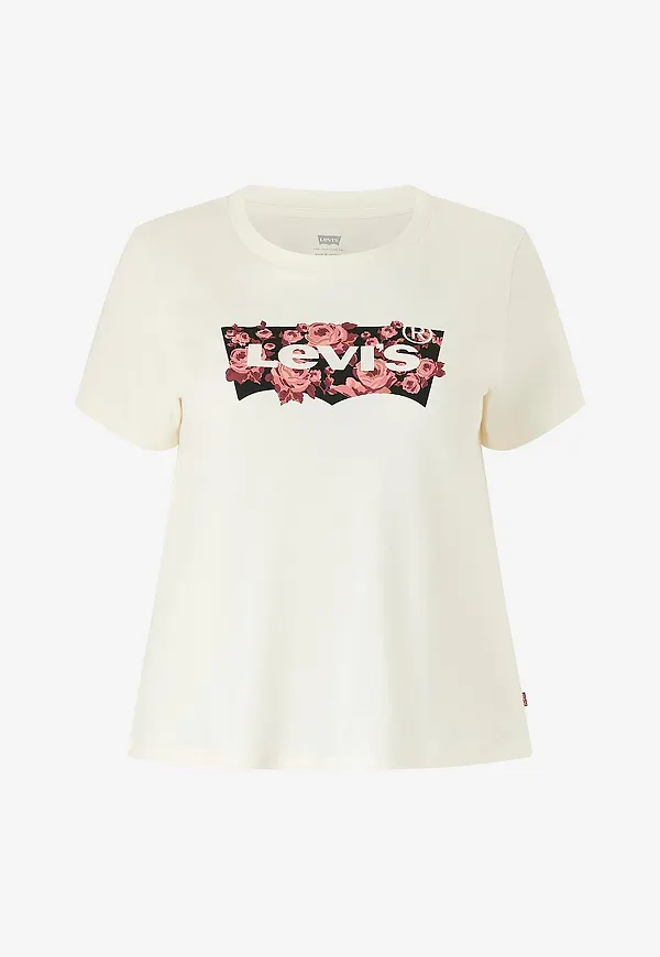 Levi's Plus - T-shirt PL Perfect Tee Plus Sportswear - Vit