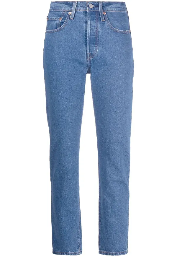 Levi's raka slim fit-jeans - Blå