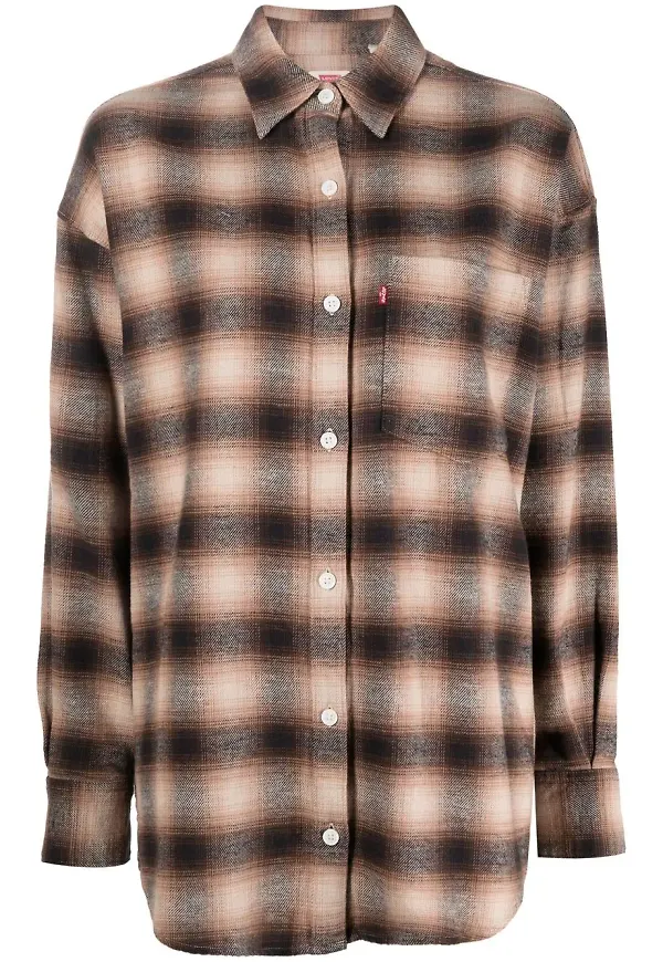 Levi's rutig skjorta - Brun