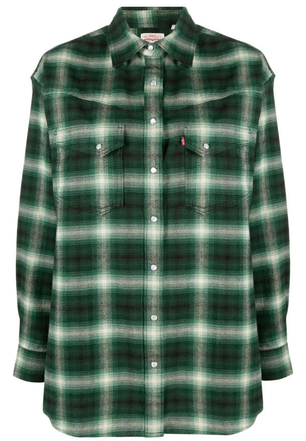 Levi's rutig skjorta - Grön
