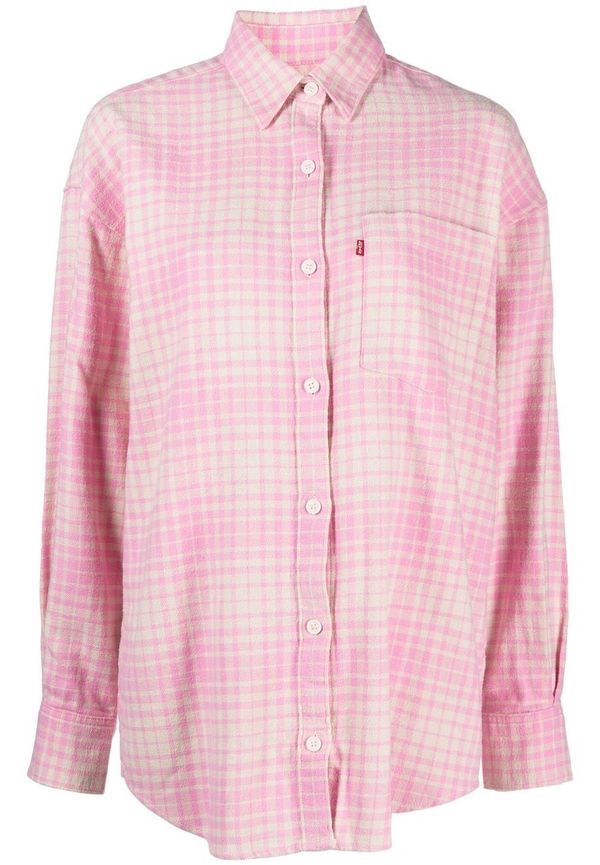 Levi's rutig skjorta - Rosa