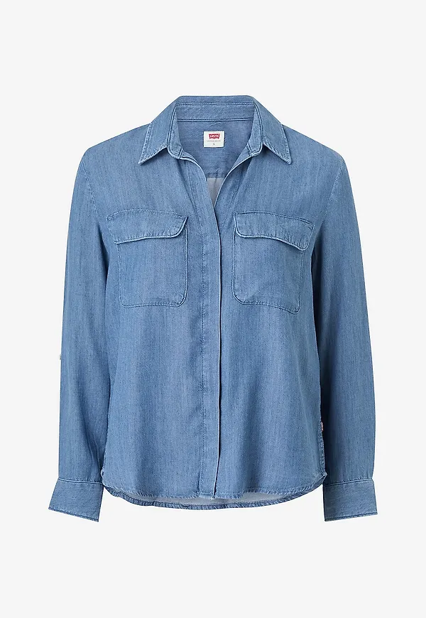 Levi's - Skjorta Elaine Utility - Blå