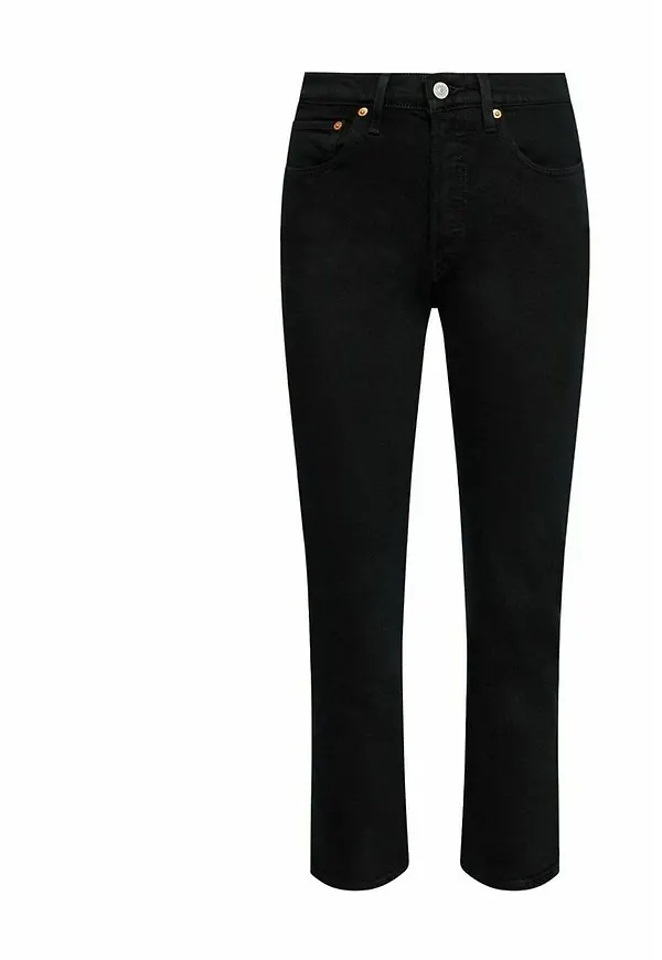 Levi's Slim-fit Jeans Svart, Dam