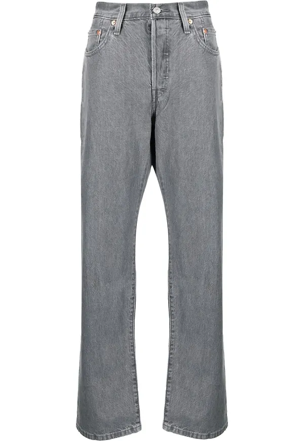 Levi's straight-jeans - Grå