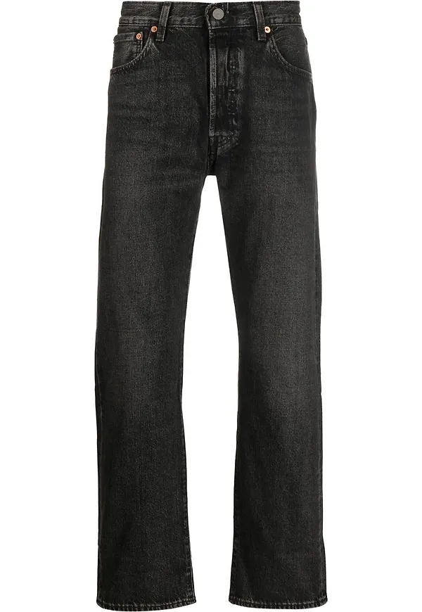 Levi's straight-jeans - Svart