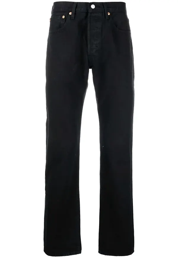 Levi's straight-jeans - Svart