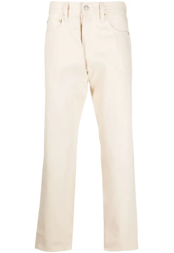 Levi's straight-jeans i bomull - Vit