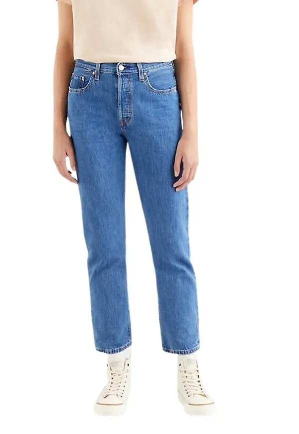 Levi's Straight Jeans Blå, Dam