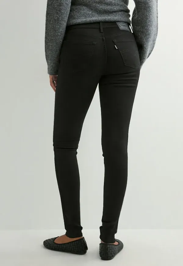 Levi's - Svart - 710 Super Skinny
