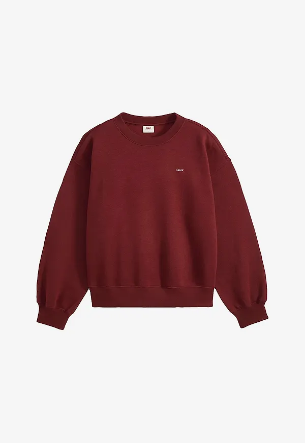 Levi's - Sweatshirt Everyday Crew Sweatshirt - Röd