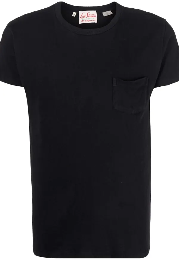 Levi's t-shirt med bröstficka - Blå