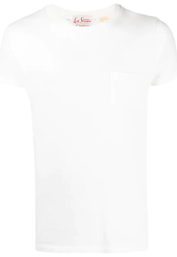 Levi's t-shirt med ficka - Vit