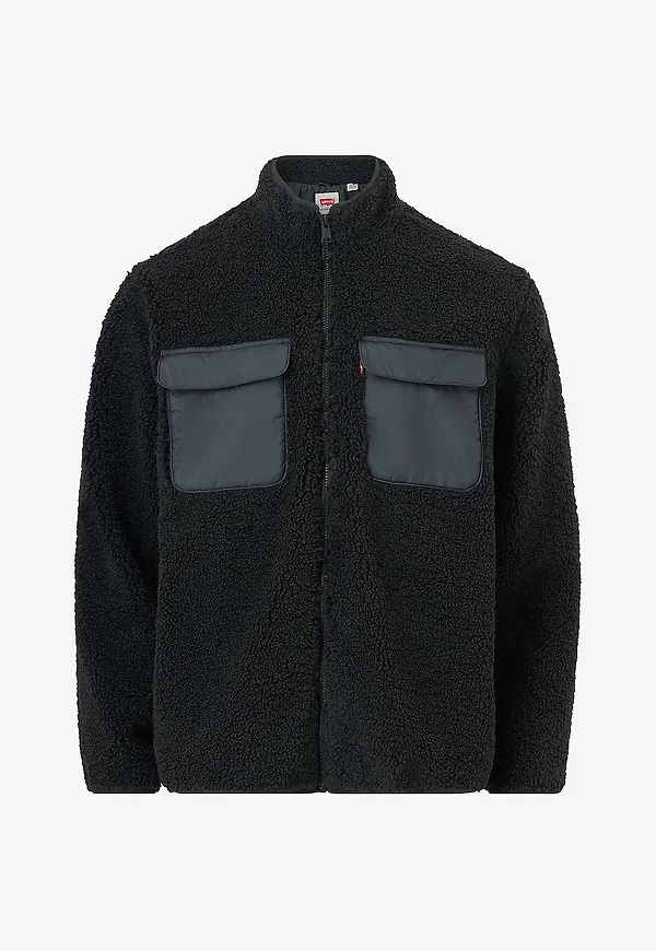 Levi's - Teddyjacka Campo Sherpa Jacket - Svart