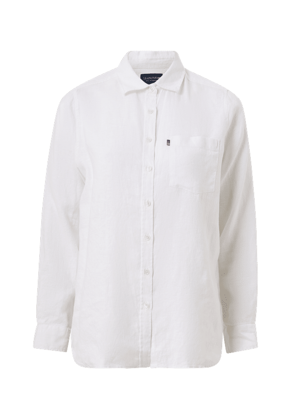 Lexington - Linneskjorta Isa Linen Shirt - Vit - 34/36