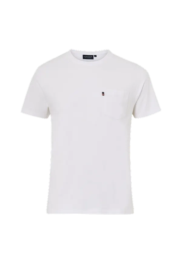 Lexington - T-shirt Travis Organic Cotton Tee - Vit - S