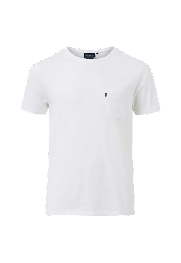 Lexington - T-shirt Travis Organic Cotton Tee - Vit - XL