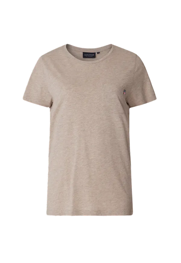 Lexington - Topp Ashley Jersey Tee - Brun - 34/36