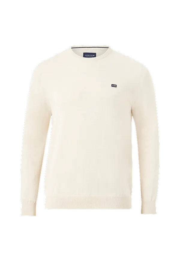 Lexington - Tröja Bradley Crew Neck Sweater - Natur - S