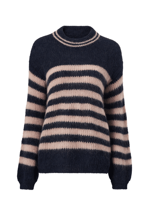 Lexington - Tröja Paris Alpaca Blend Sweater - Blå