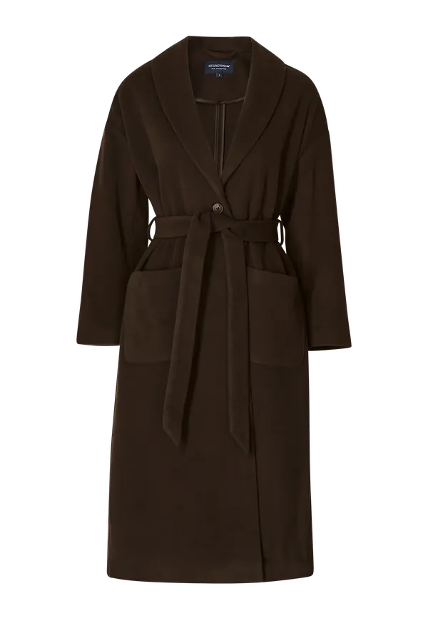Lexington - Ullkappa Nathalie Wool/Cashmere Blend Coat - Brun - 38/40
