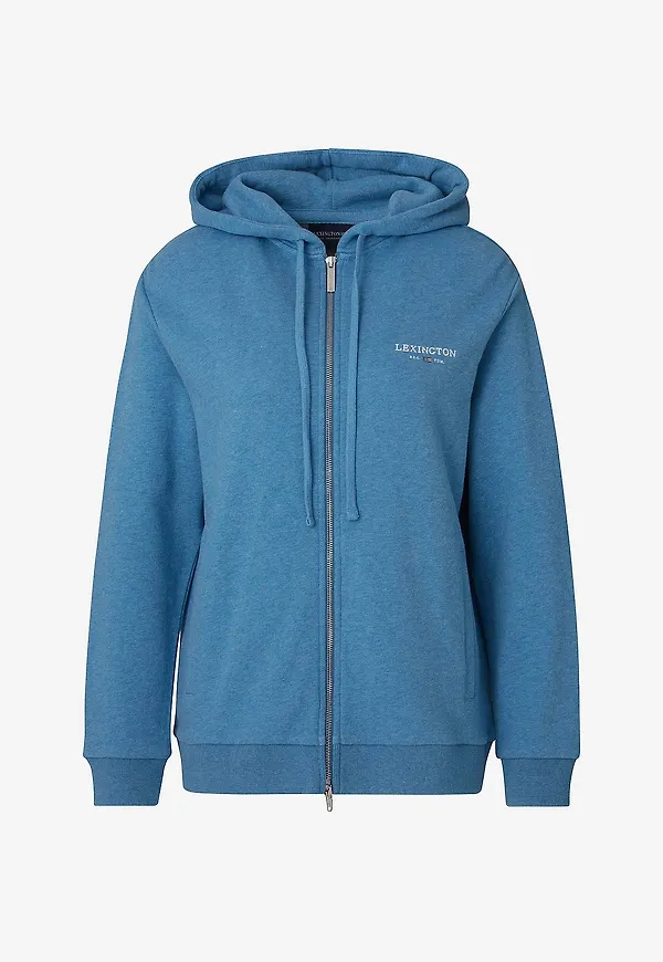 Lexington - Huvtröja Chloe Zip Hood - Blå