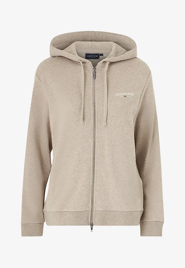 Lexington - Huvtröja Chloe Zip Hood - Brun
