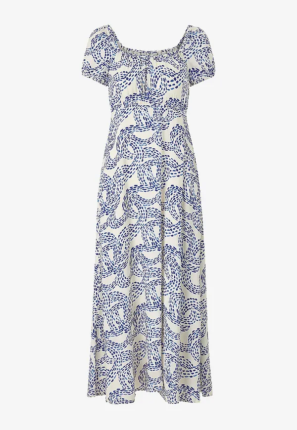 Lexington - Maxiklänning Abigail Dot Print Dress - Blå