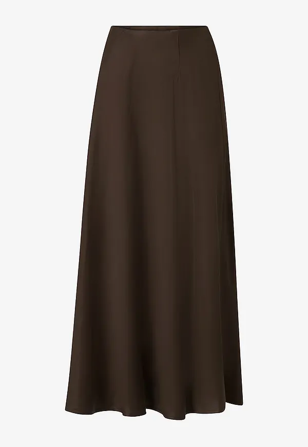 Lexington - Naima kjol i satin - Brun