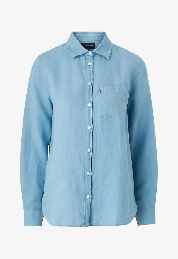 Lexington - Skjorta Isa Linen Shirt - Blå