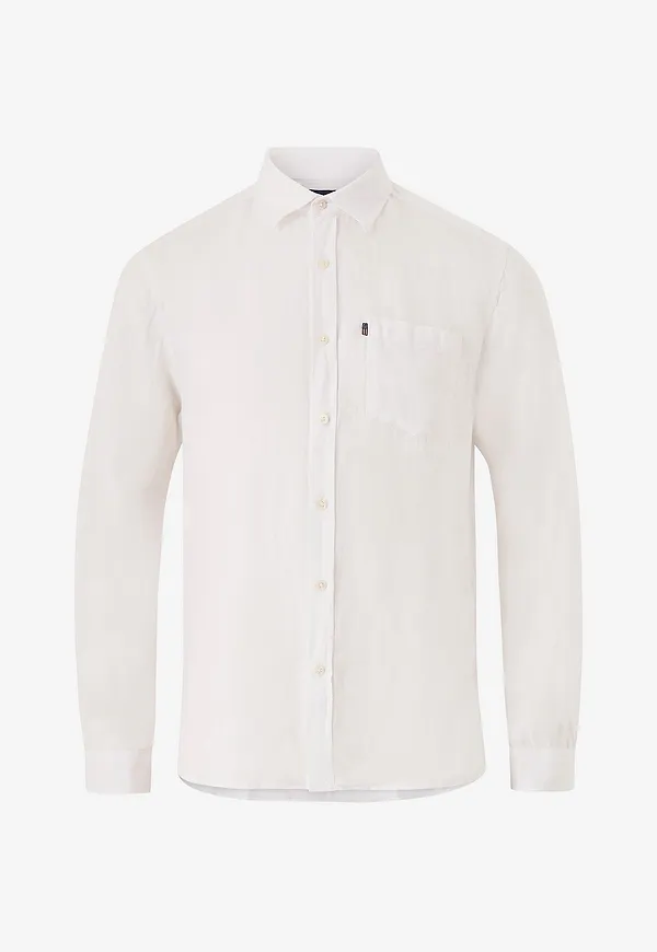 Lexington - Skjorta Ryan Linen Shirt - Vit