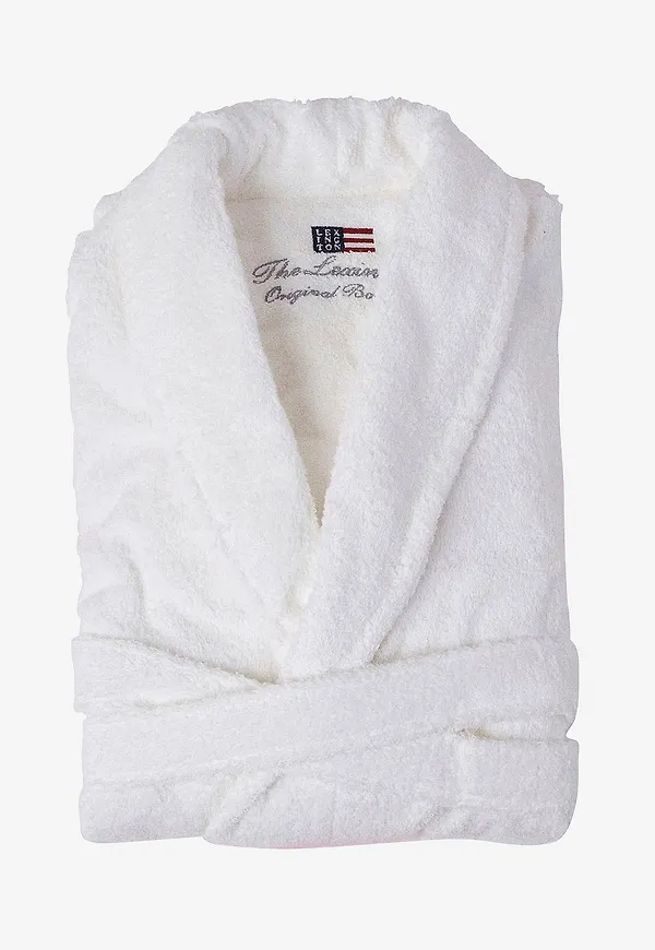 Lexington - Badrock Lexington Original Bathrobe - Vit