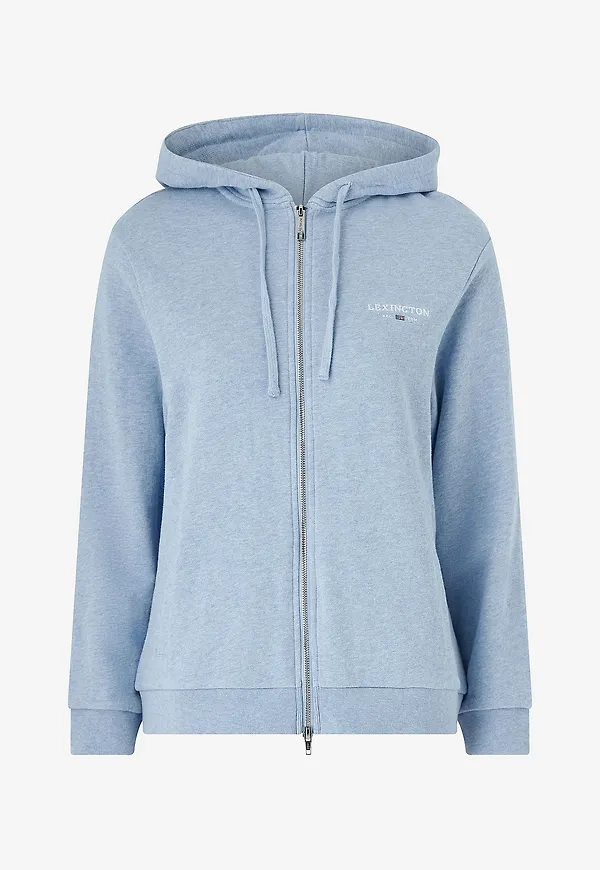 Lexington - Huvtröja Classic Logo Zip Hoodie - Blå