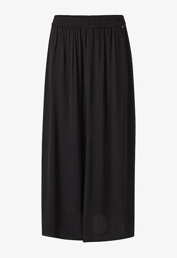 Lexington - Kjol Savannah Viscose Skirt - Svart