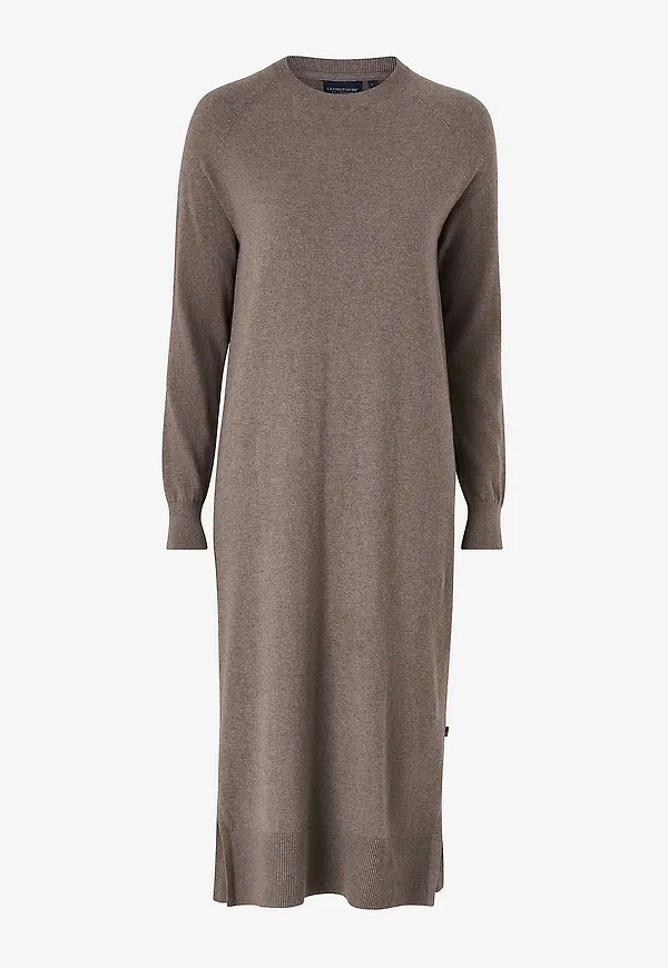 Lexington - Klänning Ivana Knitted Dress - Brun