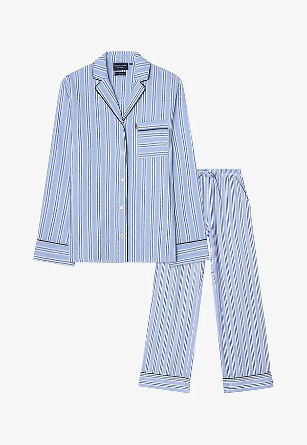 Lexington - Pyjamas i flanell - Blå