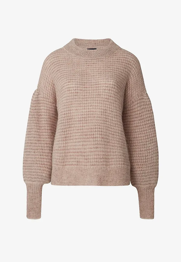 Lexington - Tröja Astrid Alpaca Blend Sweater - Beige