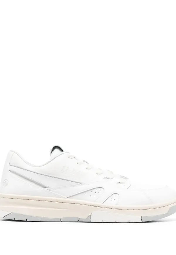 Li-Ning låga sneakers med panel - Vit