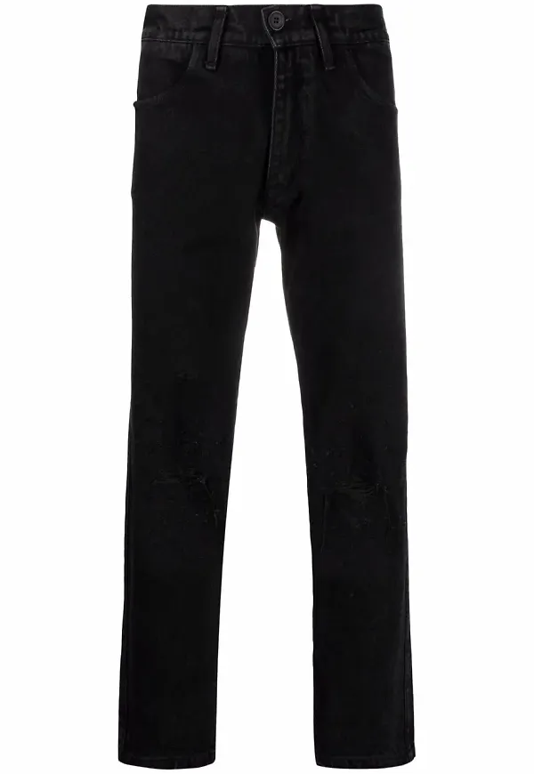 Liberal Youth Ministry croppade jeans - Svart