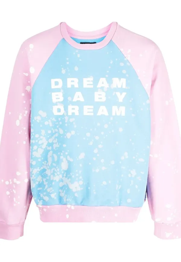 Liberal Youth Ministry Dream Bleach sweatshirt med färgblock - Blå