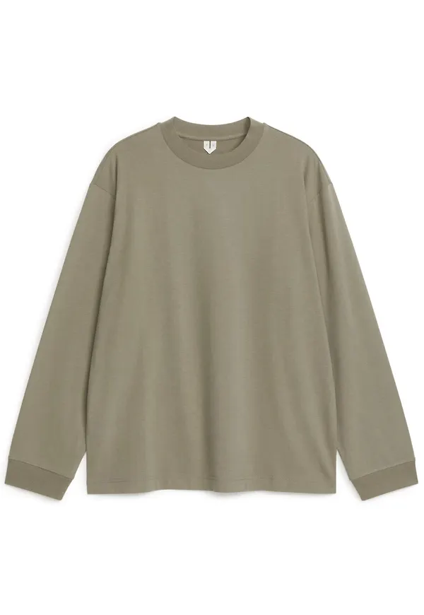 Lightweight Long-Sleeved T-Shirt - Brown