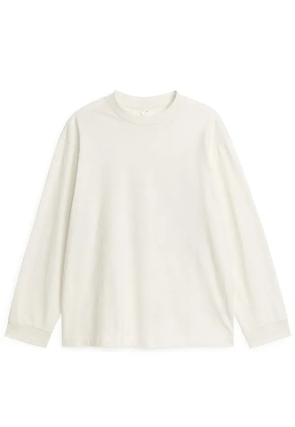 Lightweight Long-Sleeved T-Shirt - White